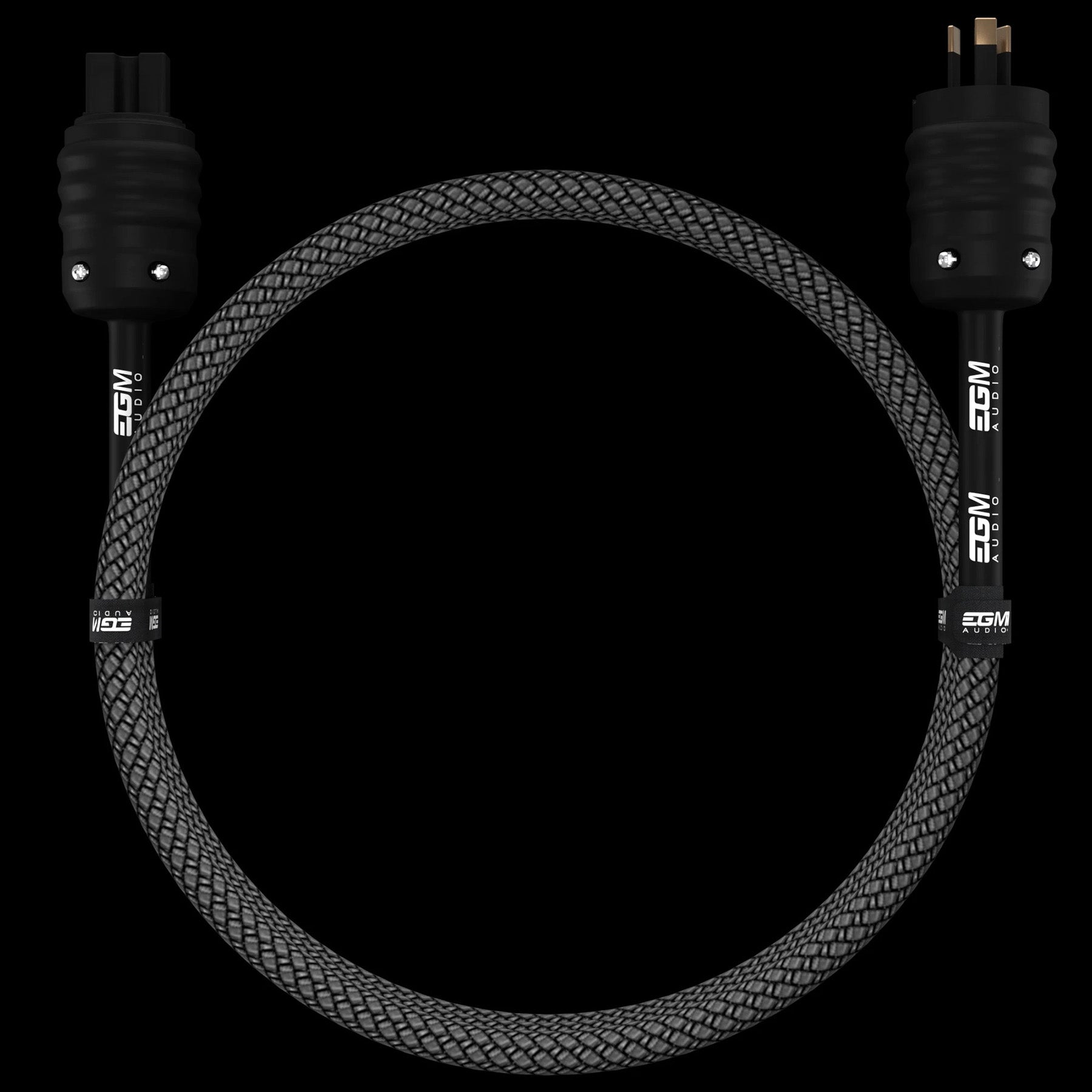 EGM Audio - Audio Power Cable - Black Pearl