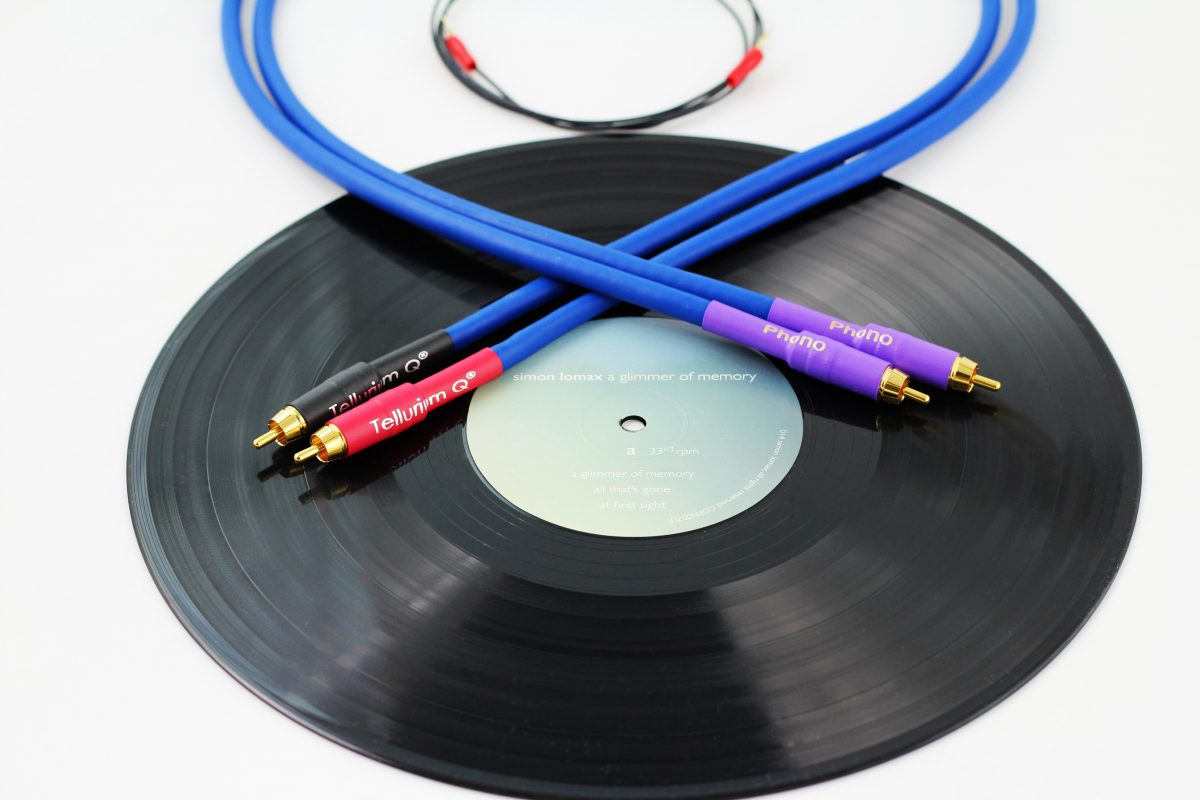 Tellurium Q Blue II Tone Arm RCA-RCA Cable