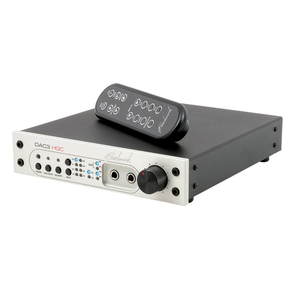 Silver Benchmark DAC3 HGC - Digital to Analog Audio Converter with remote