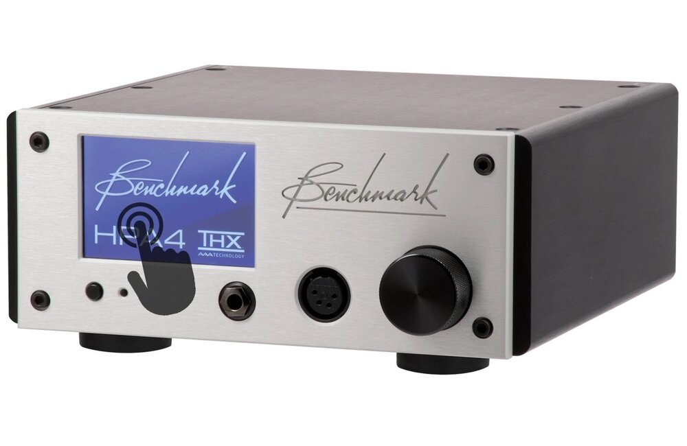 Benchmark HPA4 Headphone / Line Amplifier touch screen