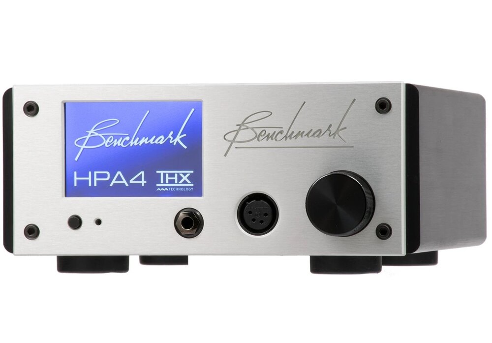 Silver Benchmark HPA4 Headphone / Line Amplifier angle view 2