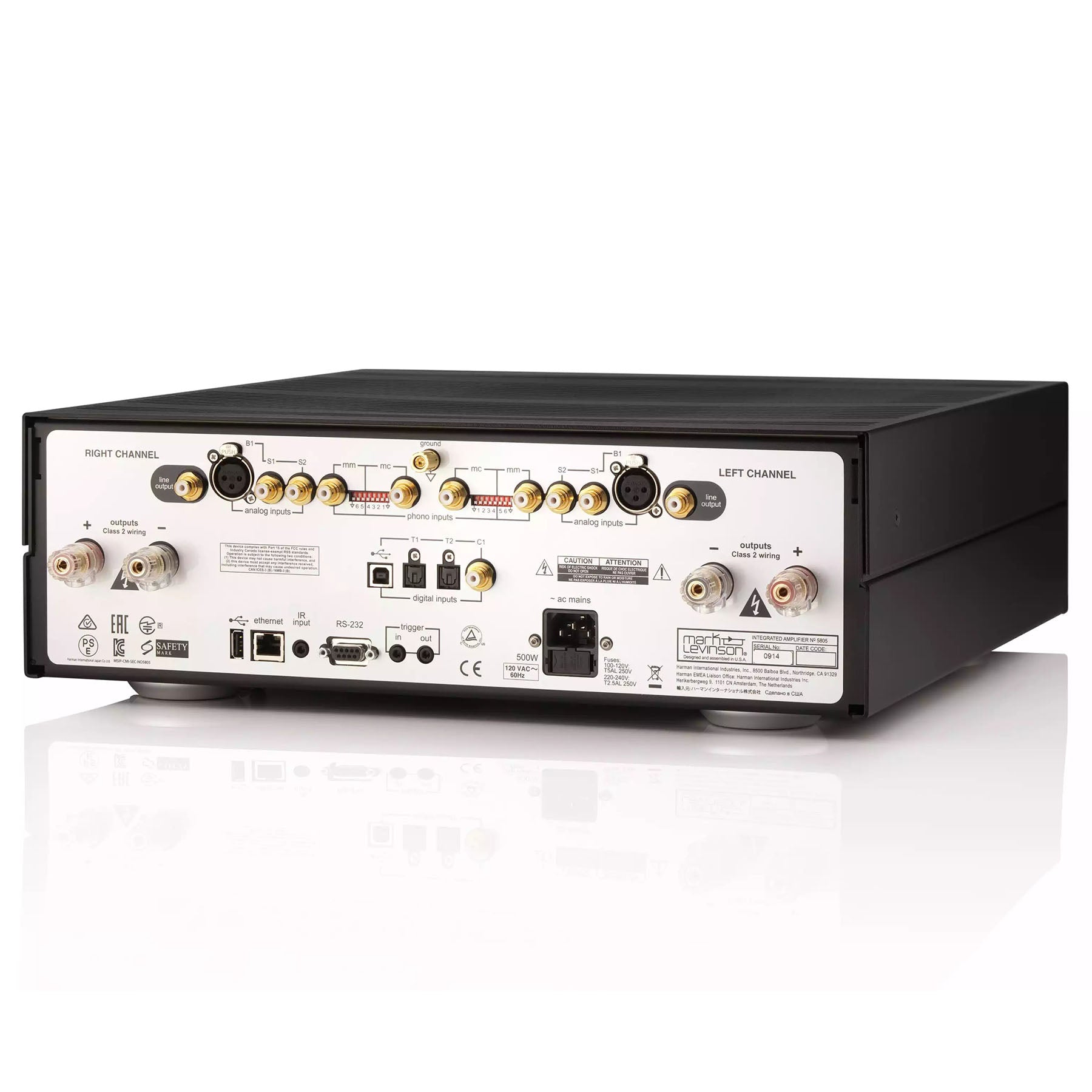 Mark Levinson No 5805EU Integrated Amplifier for Digital and Analog Sources [ex-demo]