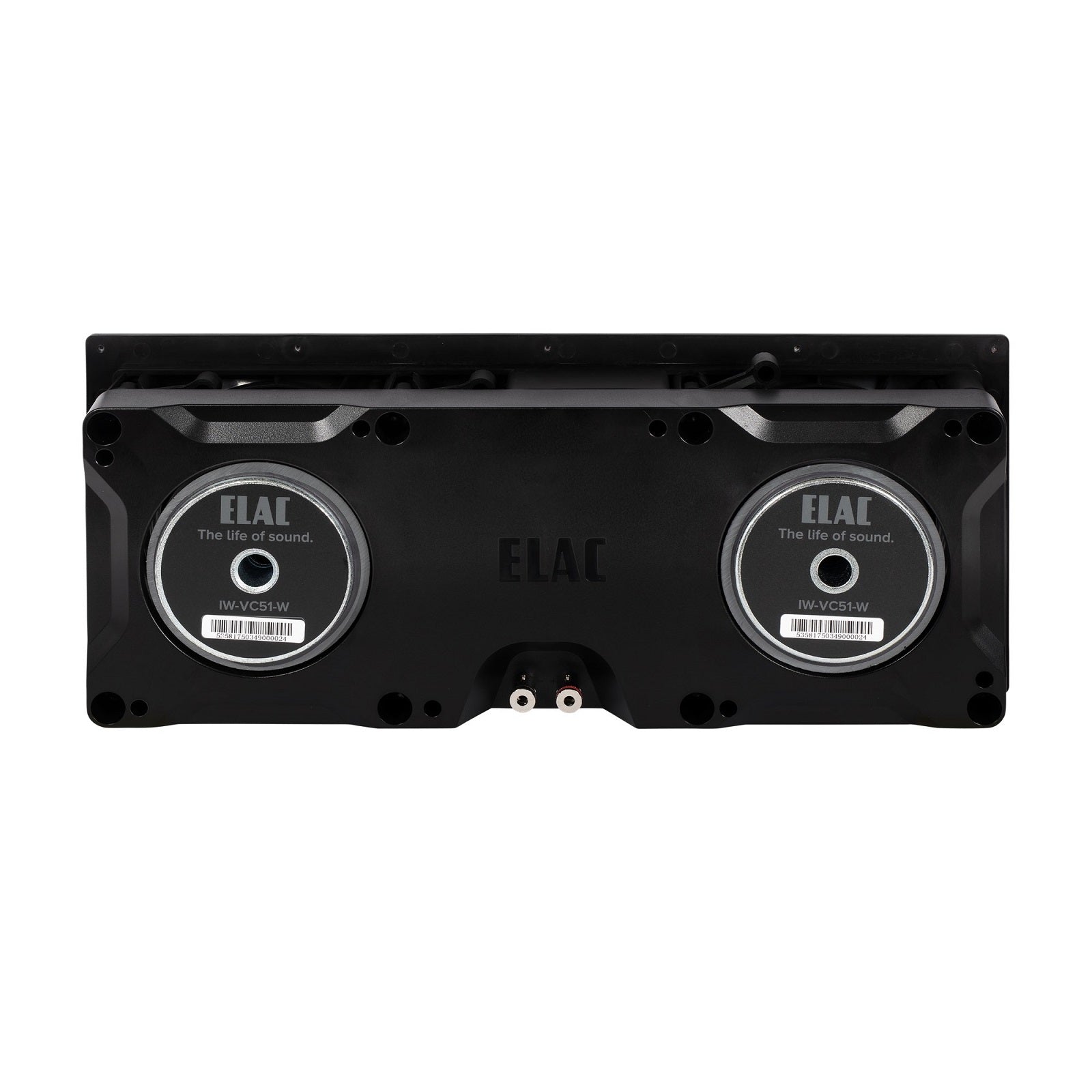 ELAC Vertex IW-VC51-W Dual In-Wall Center Speaker