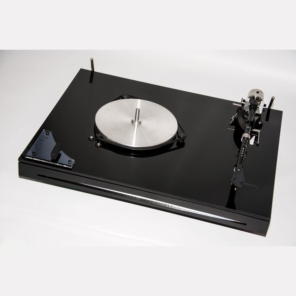 The Funk Firm Little Super Deck Turntable (Black) with Fx5-x Tonearm and 5mm Mat