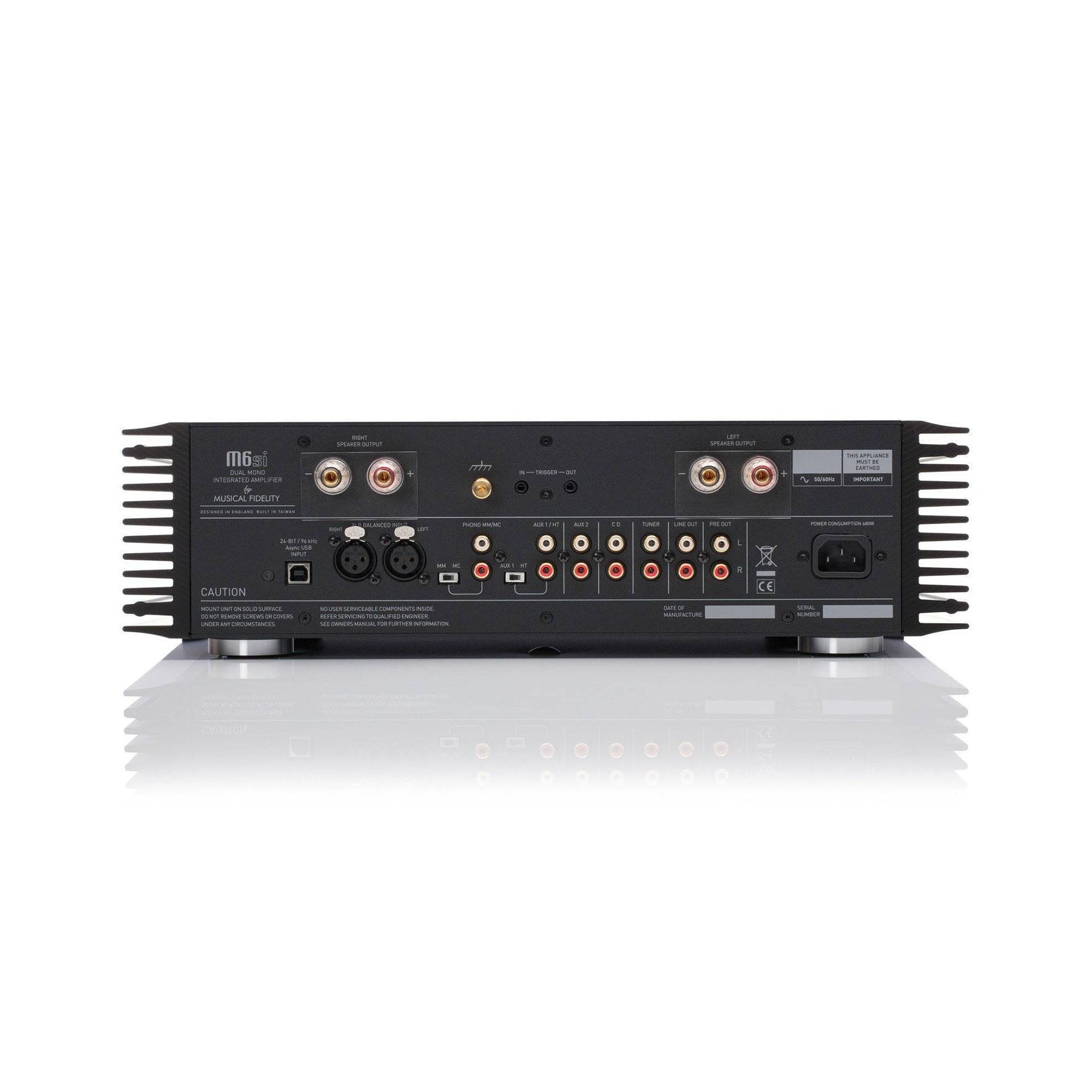 Musical Fidelity M6SI - 220 Watt Dual Mono Integrated Amplifier