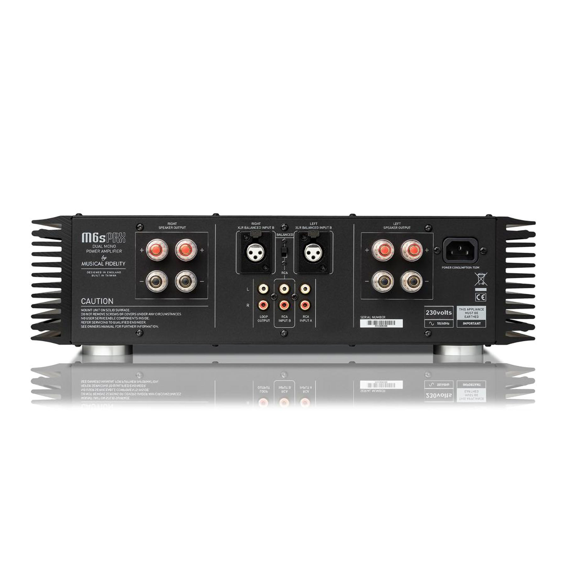 Musical Fidelity M6sPRX - 260 watt Power Amplifier