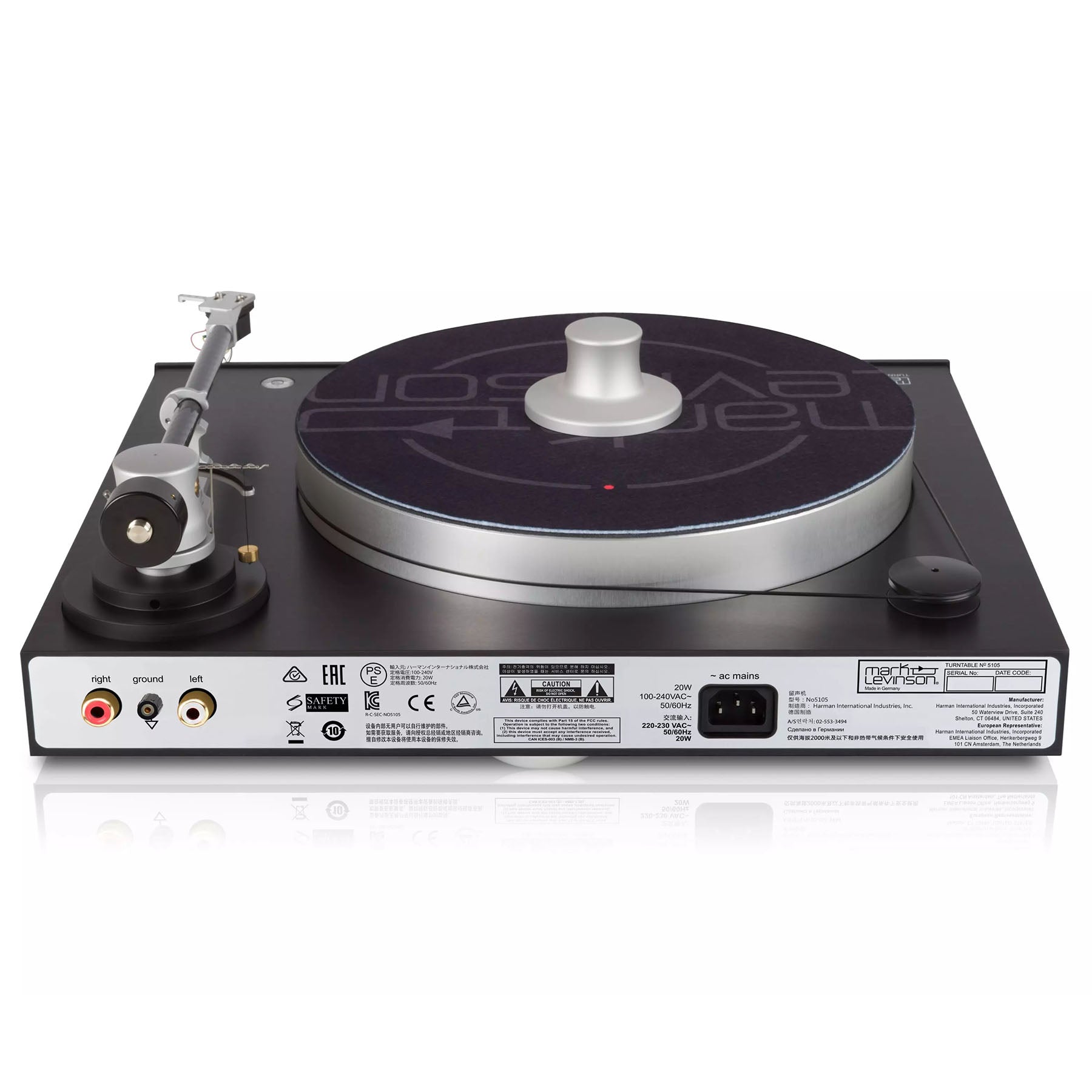 Mark Levinson No 5105 High-Performance Turntable with Moving Coil Cartridge [Ex-Demo]