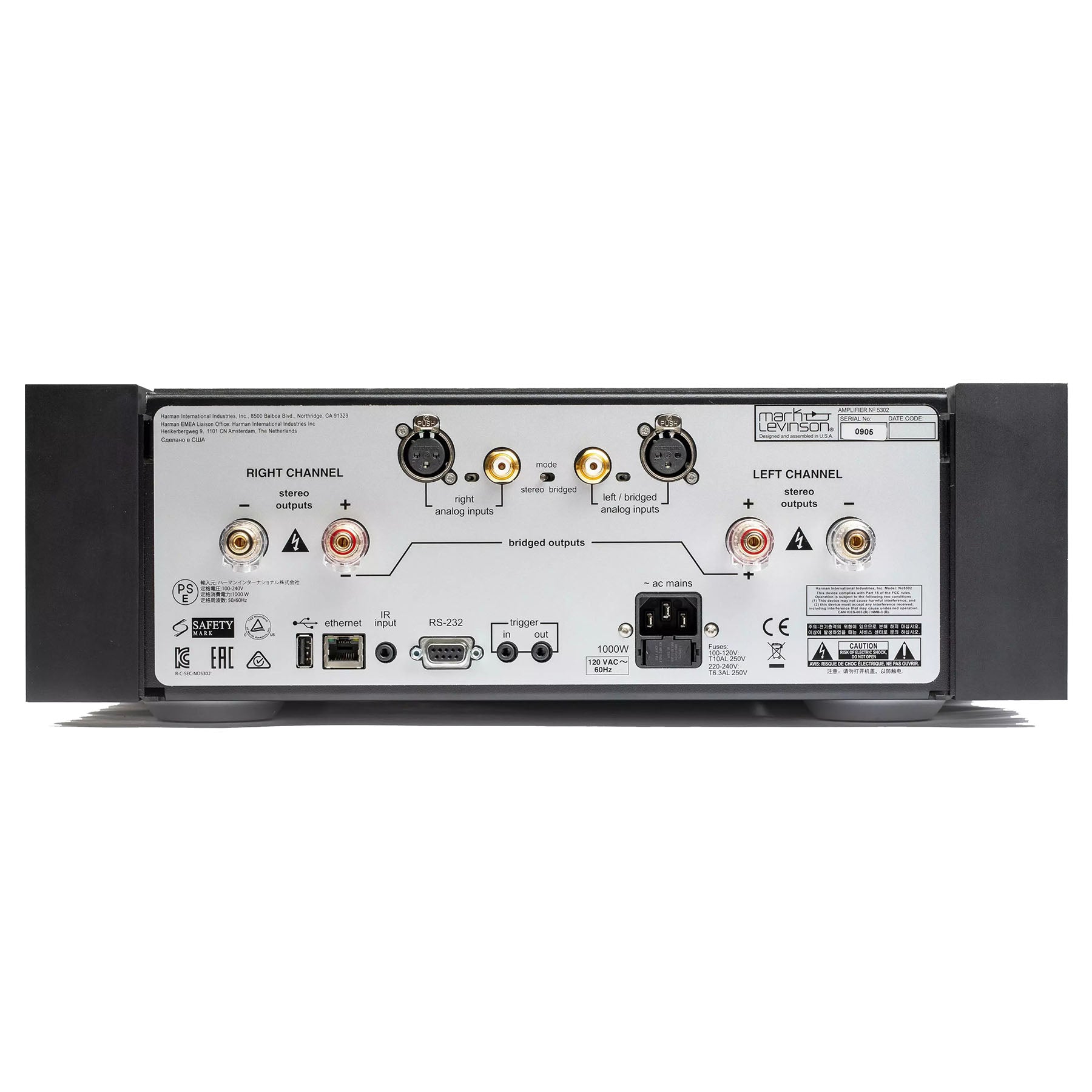 Mark Levinson No 5302 Stereo Power Amplifier