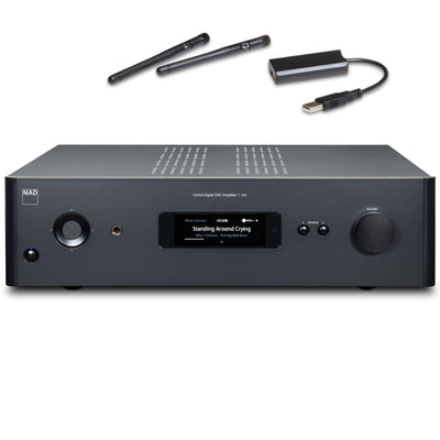 NAD C399 Hybrid Digital DAC Amplifier with MDC2 BluOS-D Module Installed