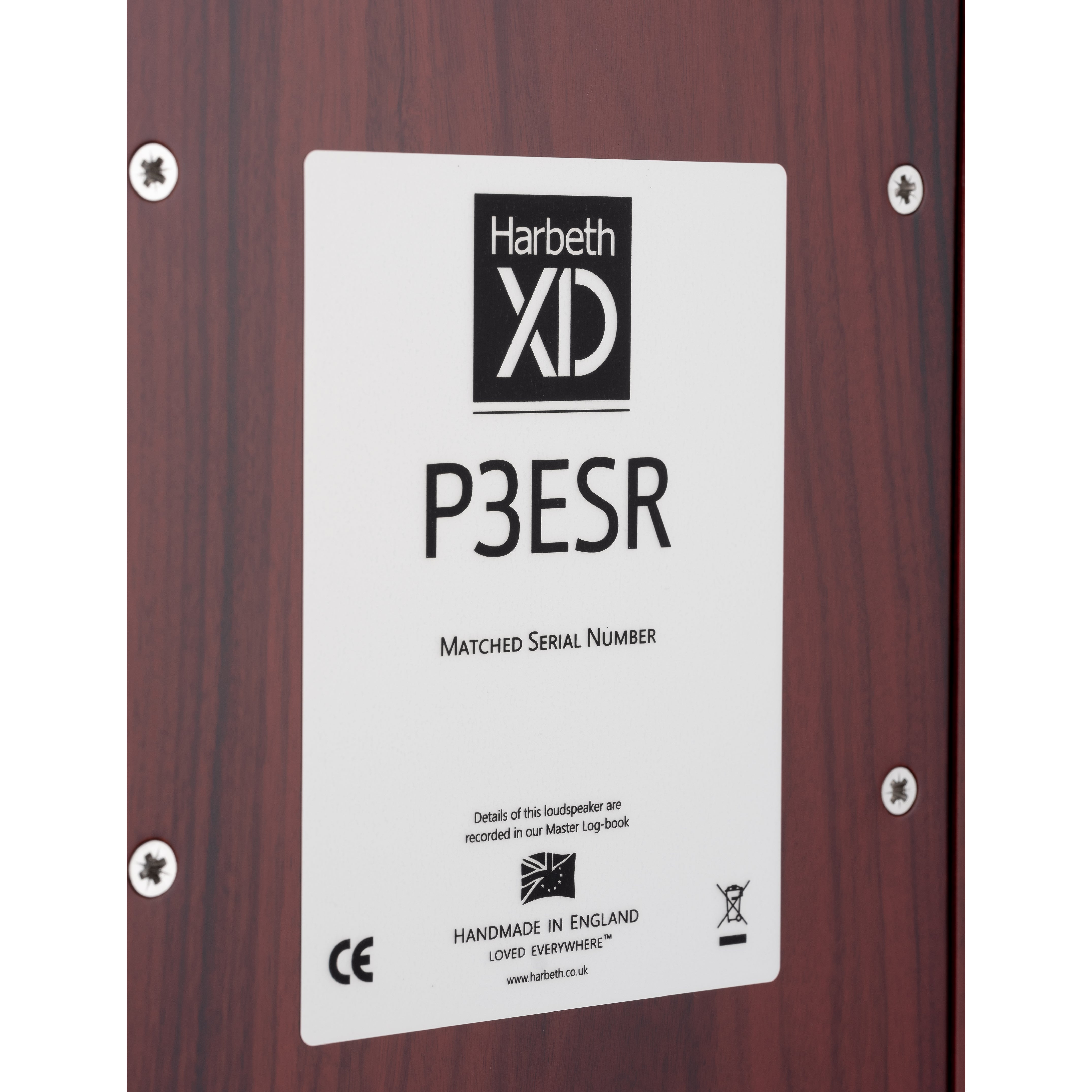 Harbeth P3ESR XD 2-way Sealed Bookshelf (pair)