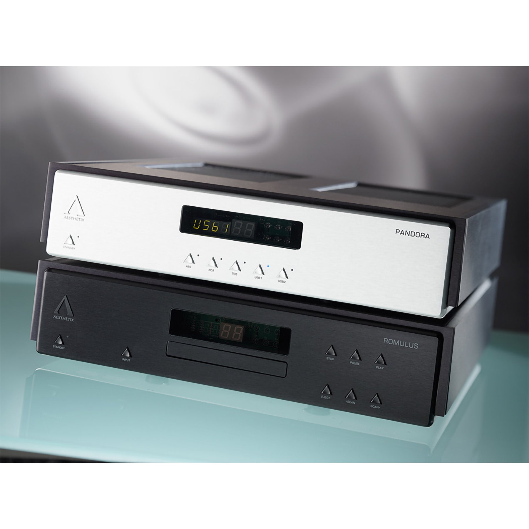 Aesthetix Romulus Saturn Series DAC with CD Transport