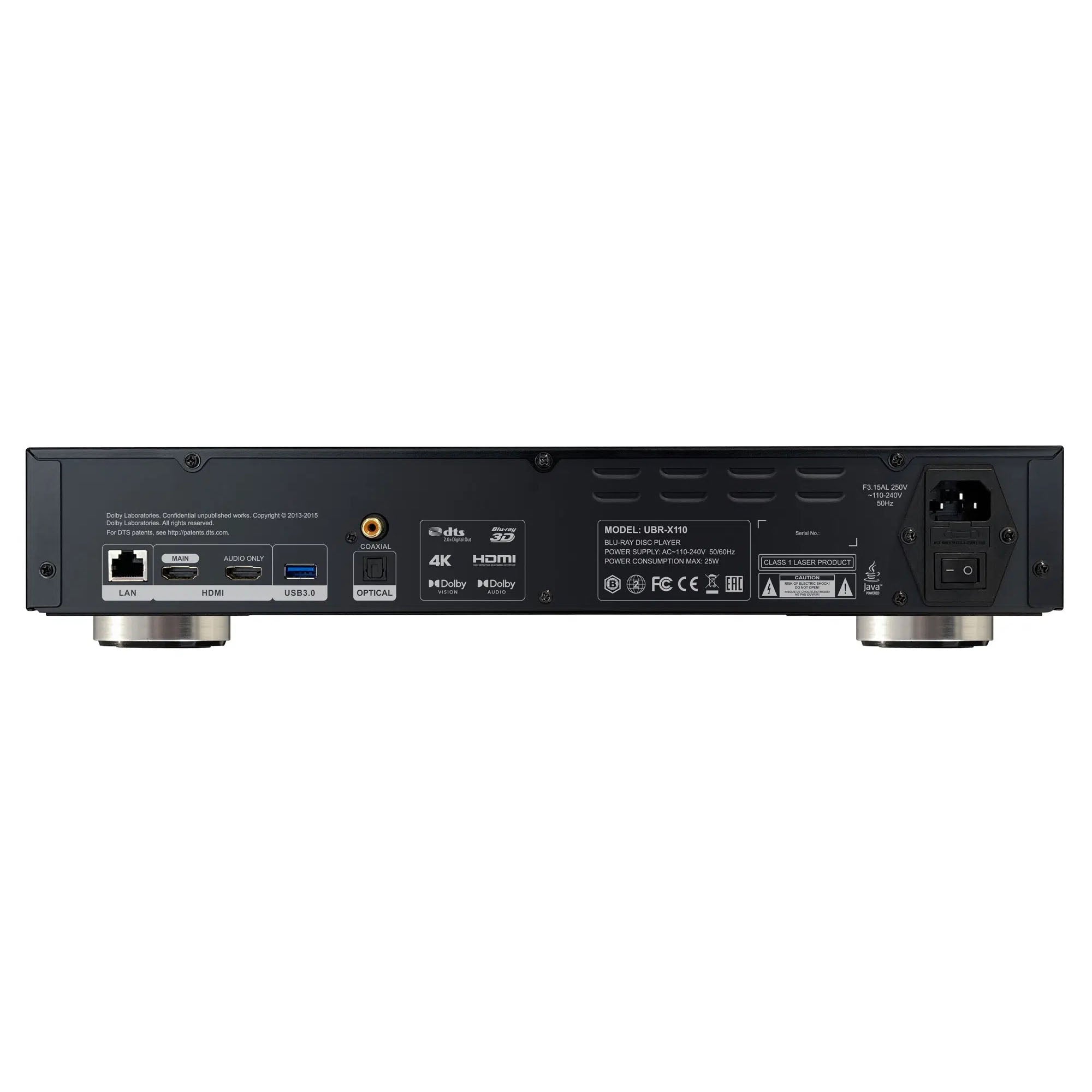 REAVON UBR-X110 4K ULTRA HD UNIVERSAL DISC PLAYER WITH SACD PLAYBACK