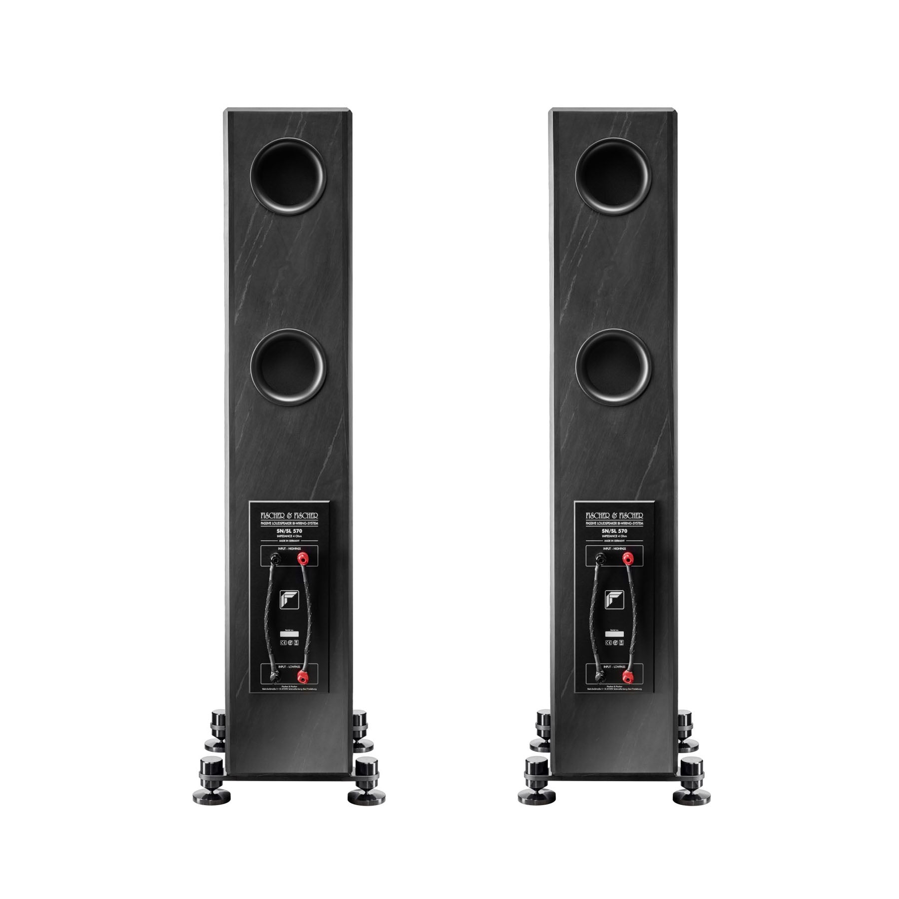 Fischer & Fischer SN/SL 570 3-Way Bi-Wired Passive Floorstanding Loudspeaker (pair)