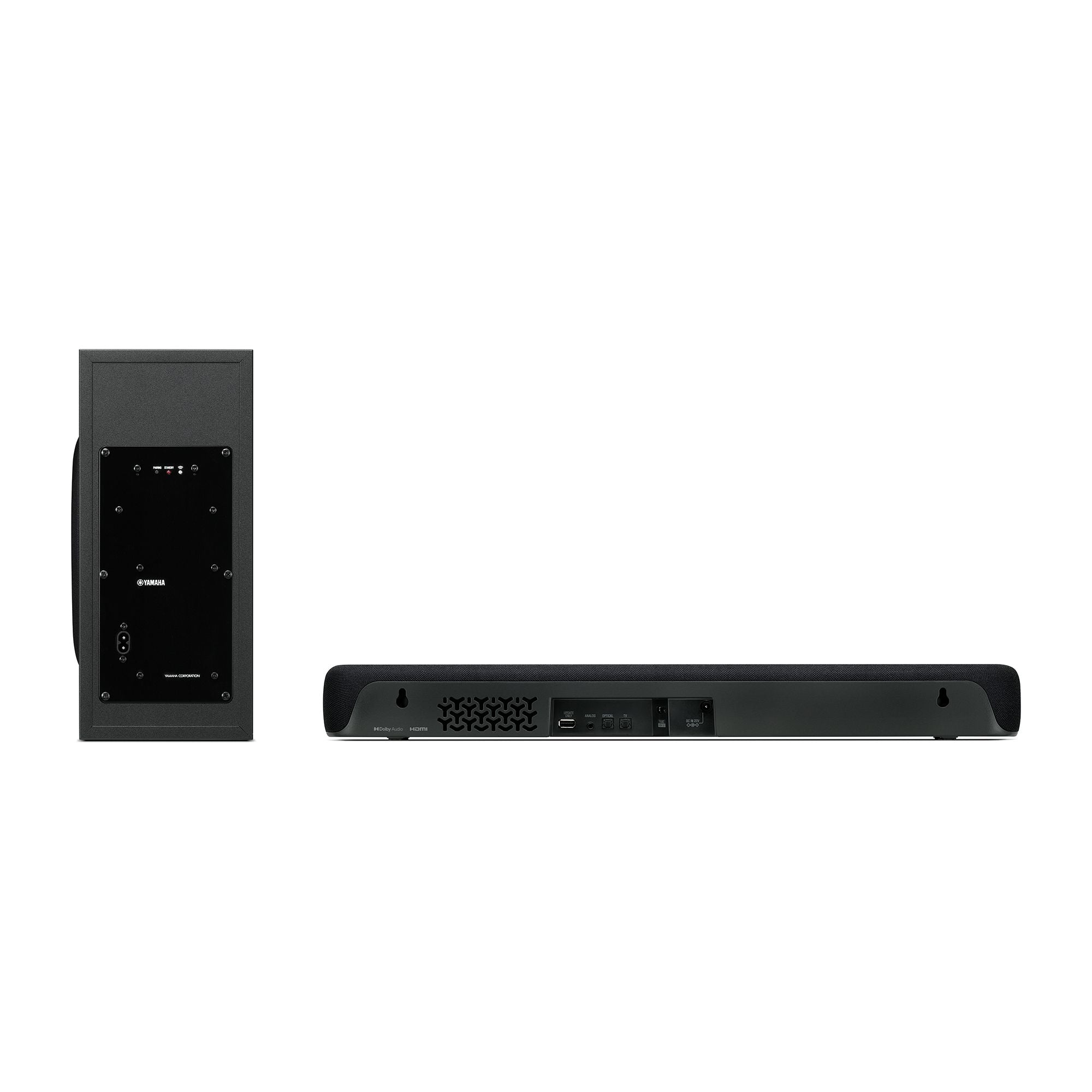 Yamaha SR-C30A Compact Sound Bar with Wireless Subwoofer and Bluetooth (black)