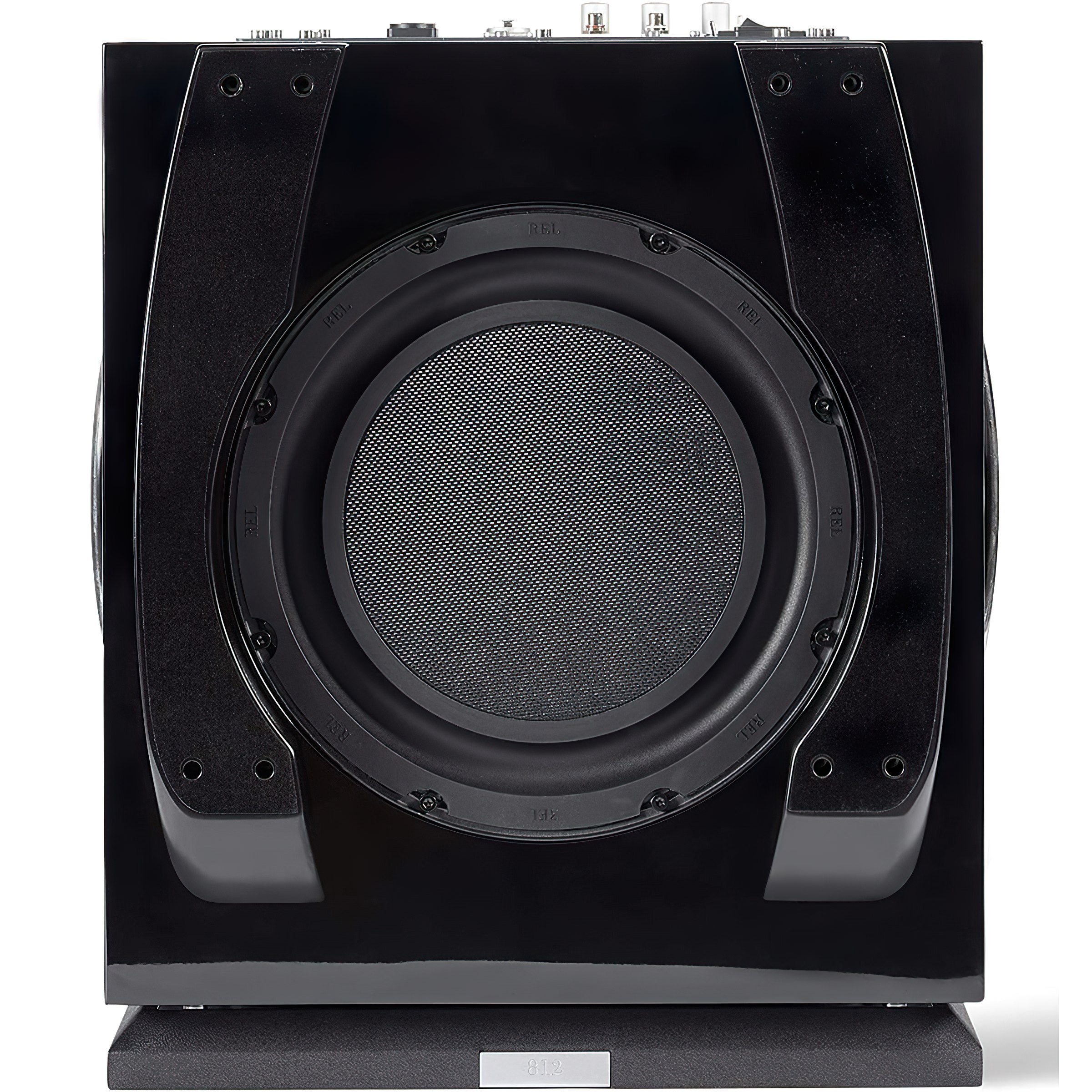 REL Acoustics S/812 12 inch Front-firing Active Driver, Down-firing Passive Home Subwoofer