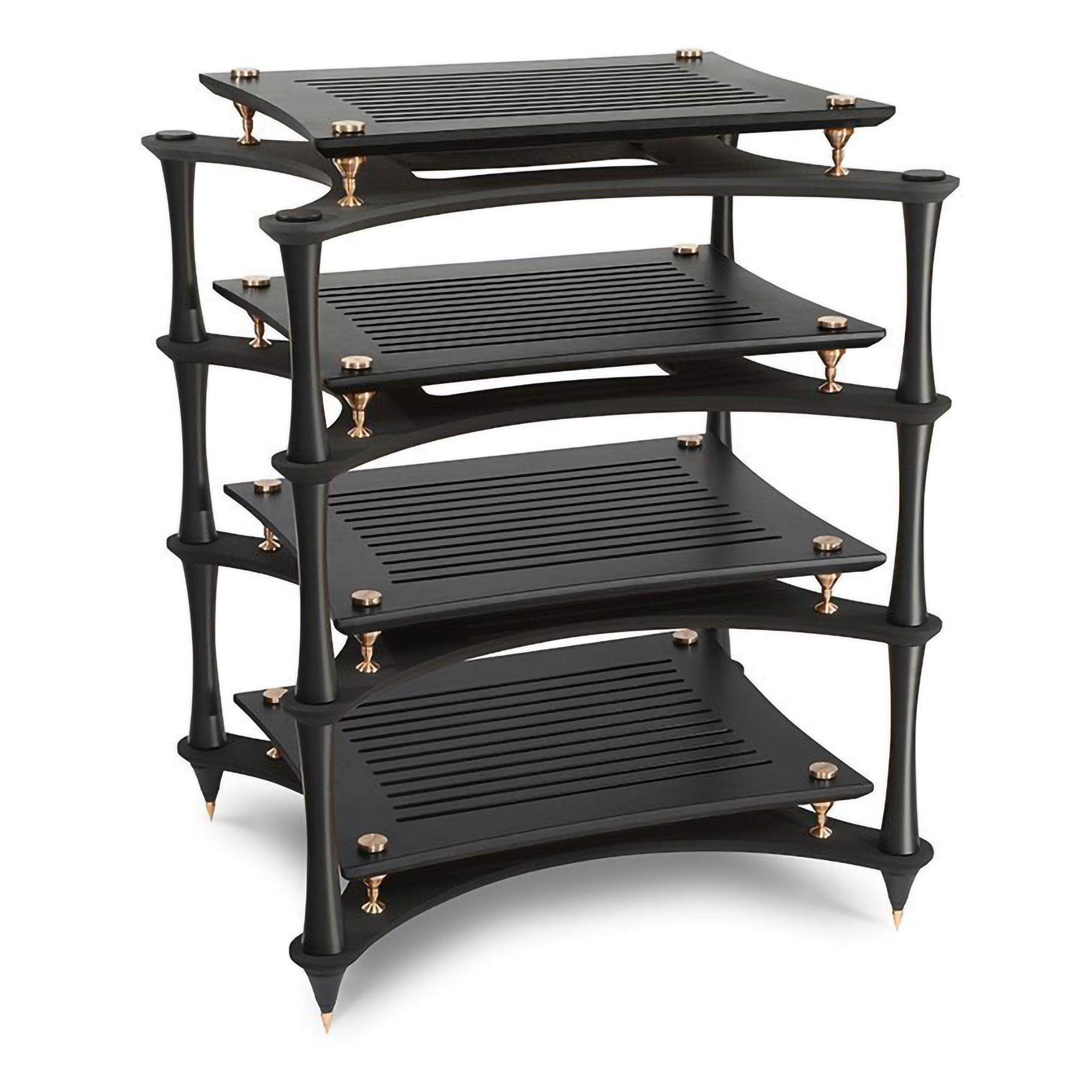 Quadraspire X Reference Bamboo 4-tier Hi-Fi Rack (SV44 Leg diameter)