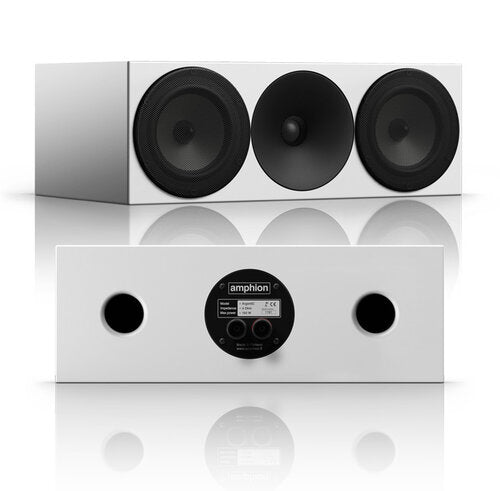 White Amphion Argon5C Centre Speaker standard grid