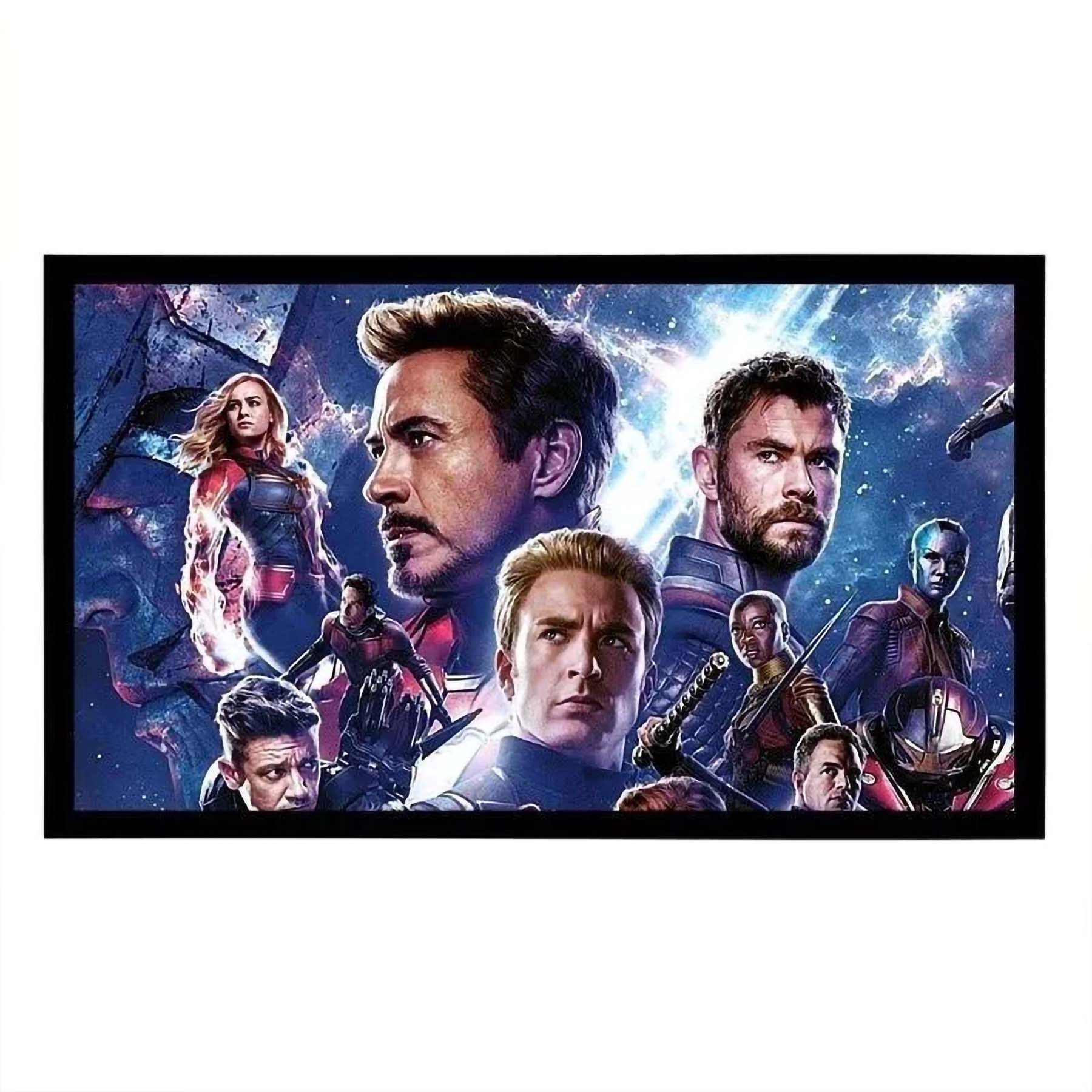 Encore Screens 16:9 CineAcoustiq Fixed Frame, AcoustiWeave 4K fabric, Premium Velour, 80mm Frame