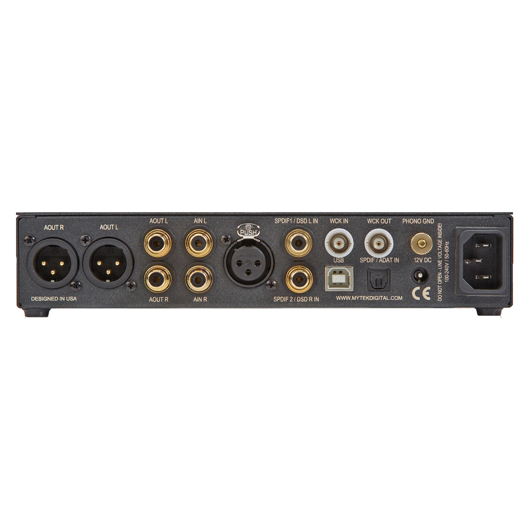 Mytek Brooklyn DAC+ High Resolution Preamplifier / DAC / Headphone Amplifier - Black
