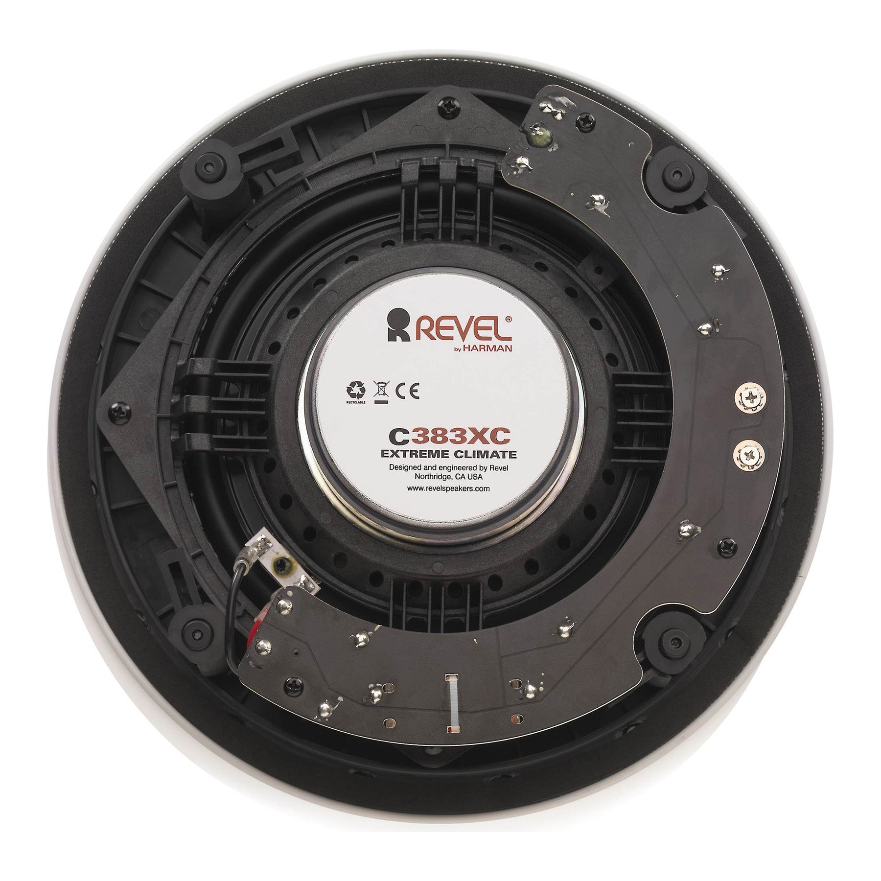 Revel C383XC 8" Flush-Mount Aluminum Cone, Cast-polymer Frame Woofer Extreme Climate Loudspeaker