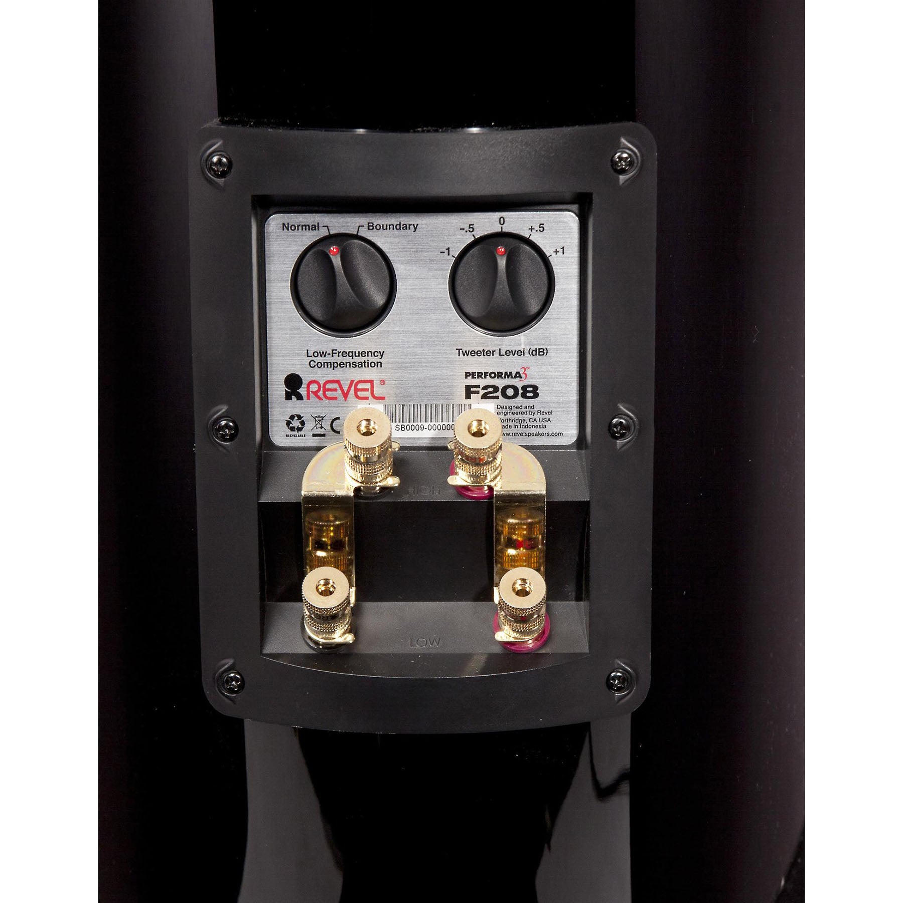 Revel F208 3-Way 8" Floorstanding Tower Loudspeaker (pair)
