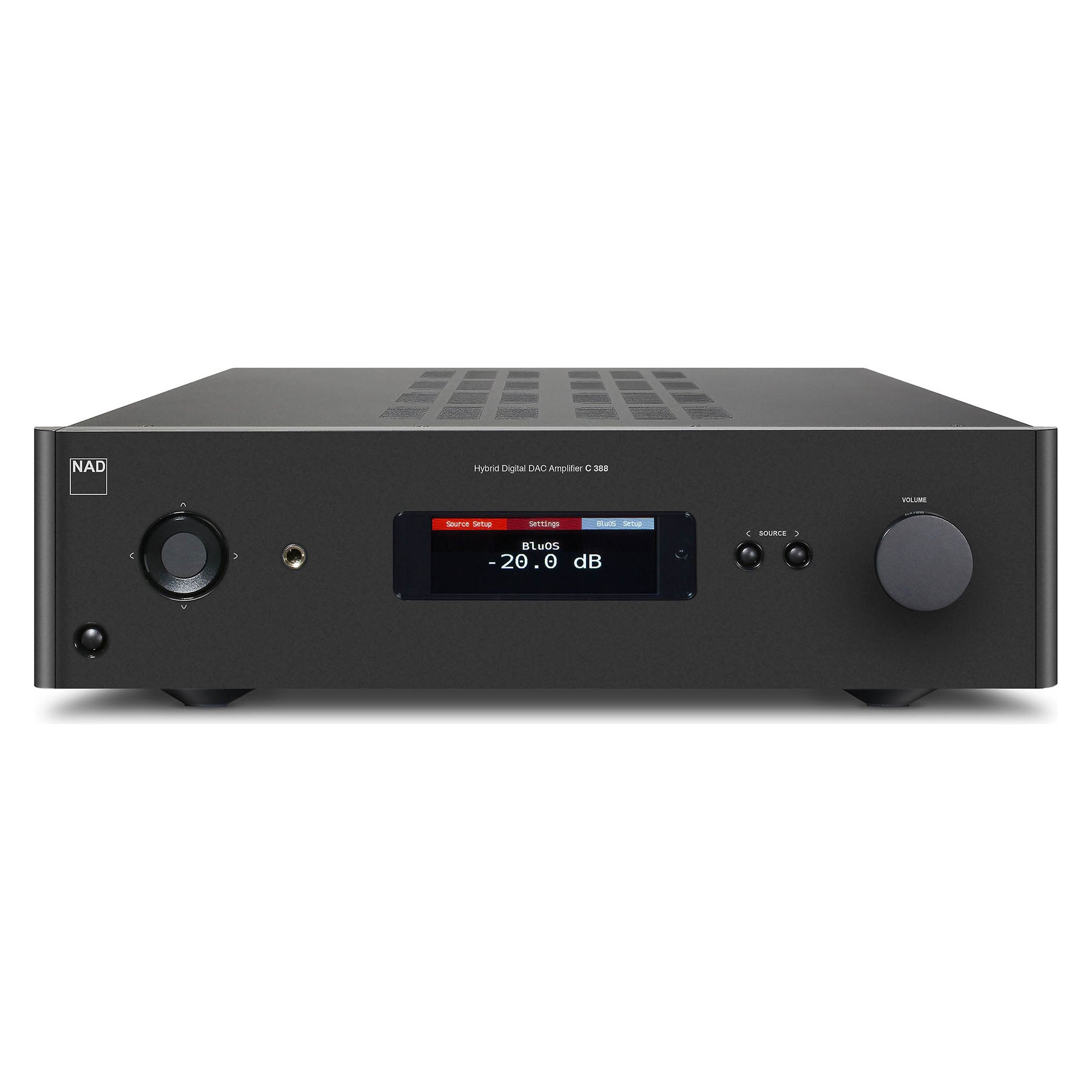 NAD C388 Integrated Hybrid Digital™ DAC Amplifier with BLU-OS installed