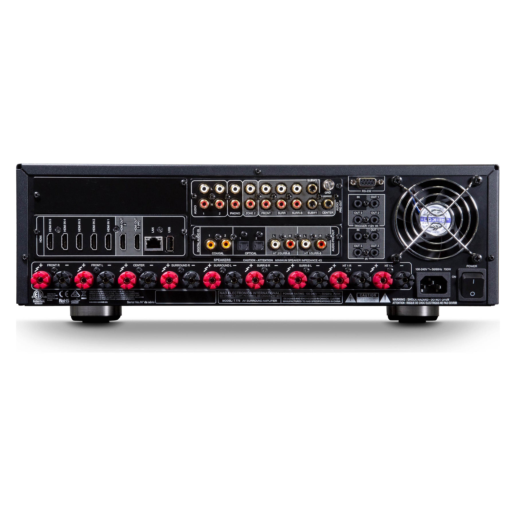 NAD T778 AV Surround Sound Receiver