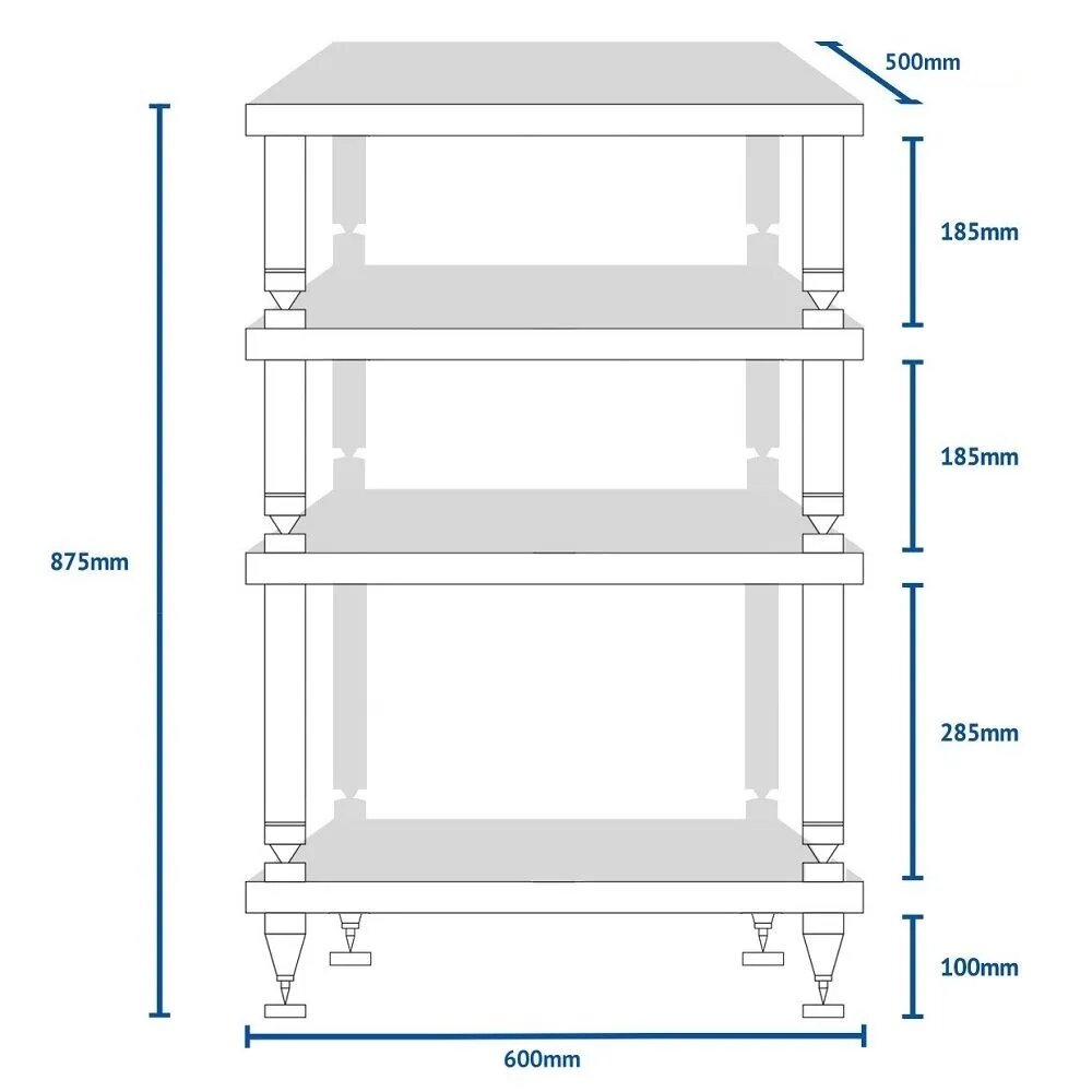 Solidsteel HY-4 Hi-Fi Rack