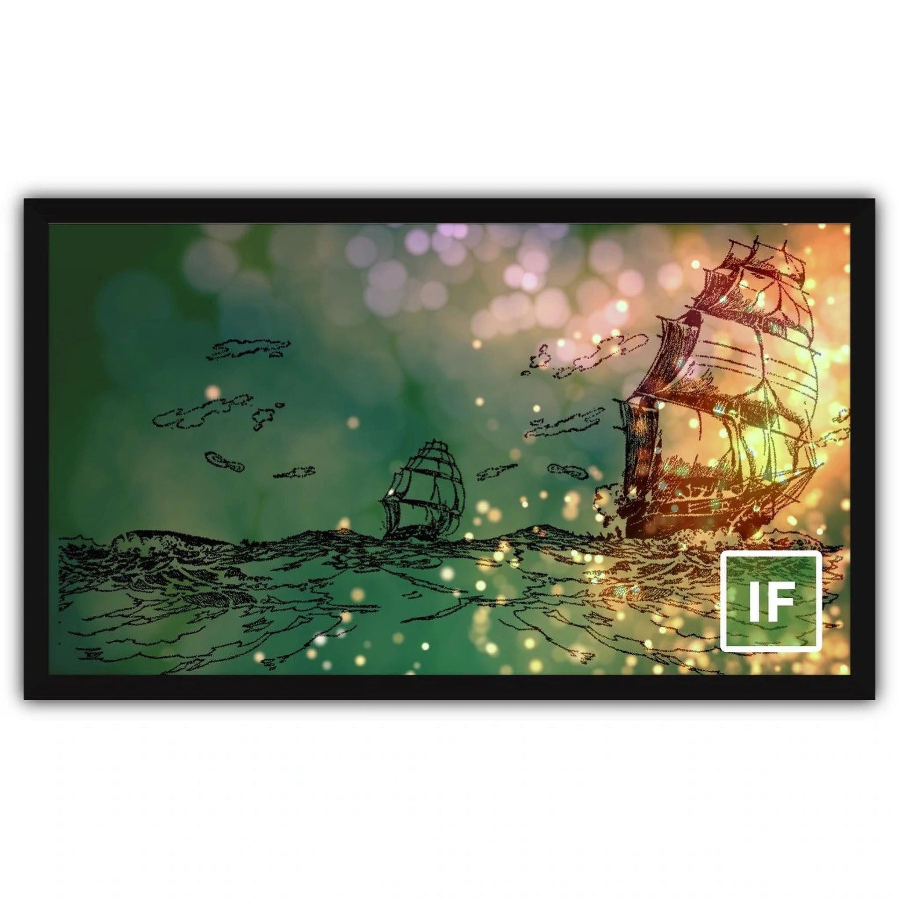 Severtson Screens Impression Series 2.35:1 141-inch Fixed Frame Projection Screen