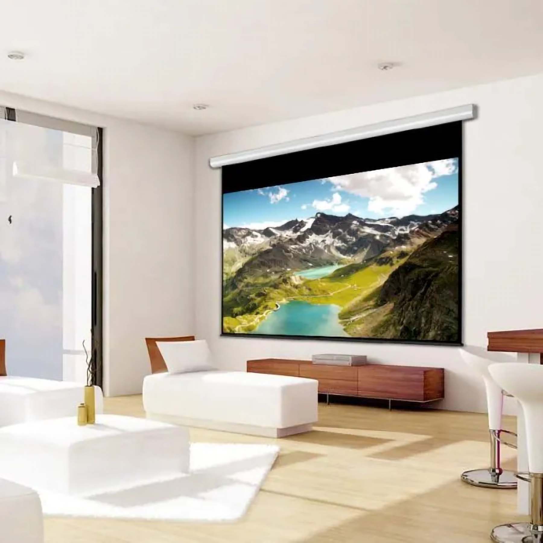 Encore Screens 16:9 CineMotion Pro - Motorised Screen with RF & Wall Control