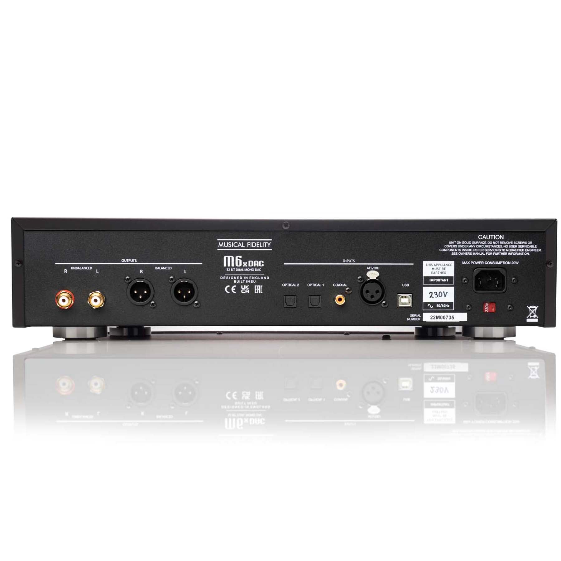 Musical Fidelity M6x DAC - Digital to Analogue Converter