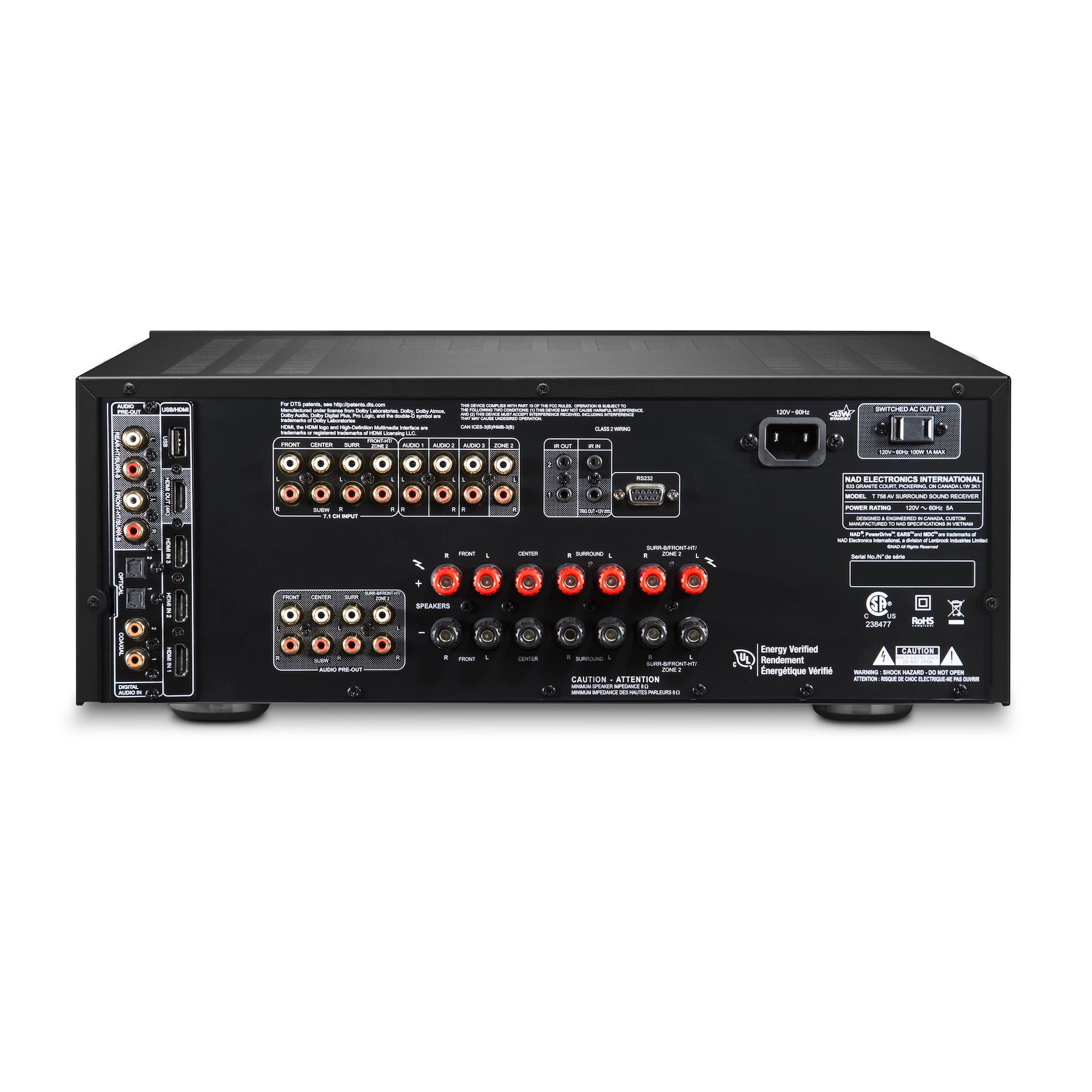 NAD T 758 V3i AV Surround Sound Receiver