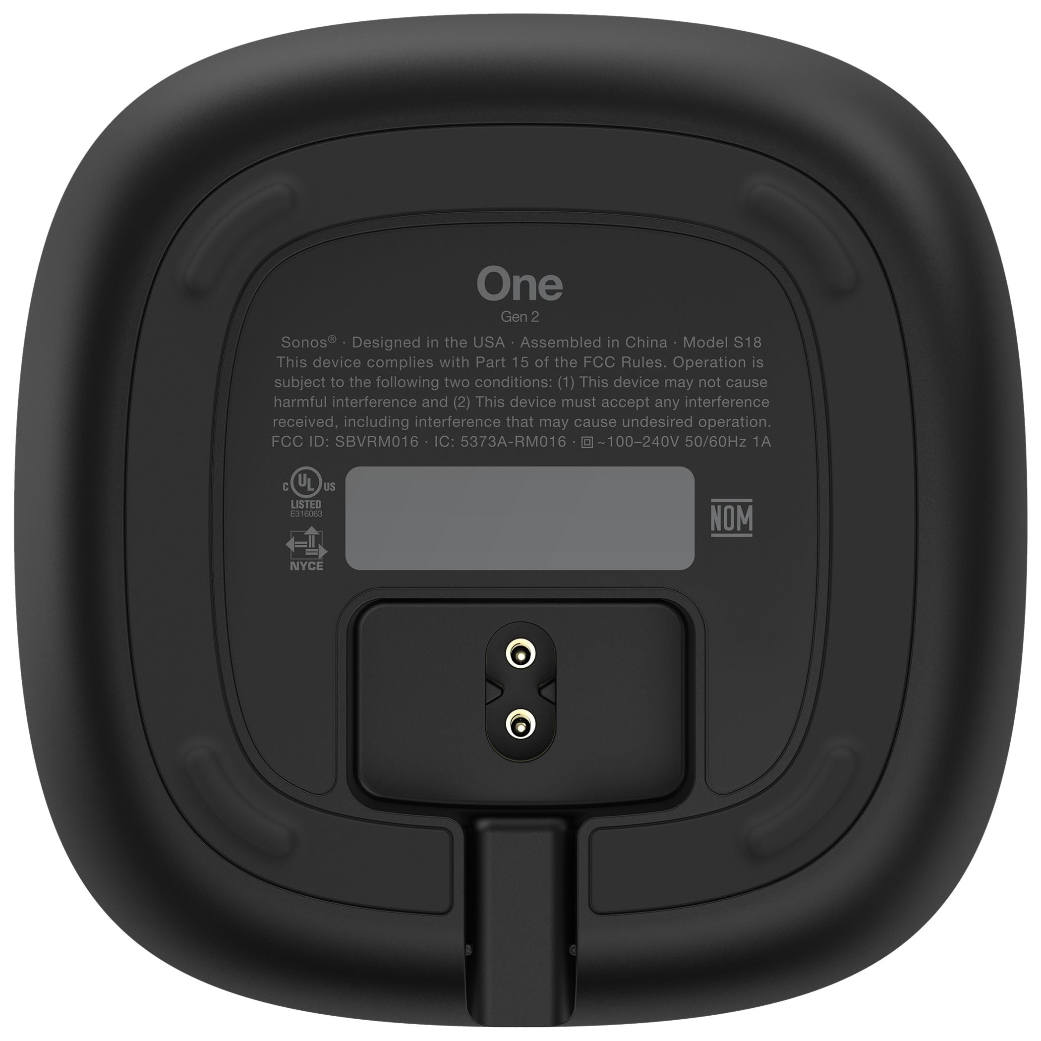 Sonos One Gen 2 - The Smart Speaker for Music Lovers