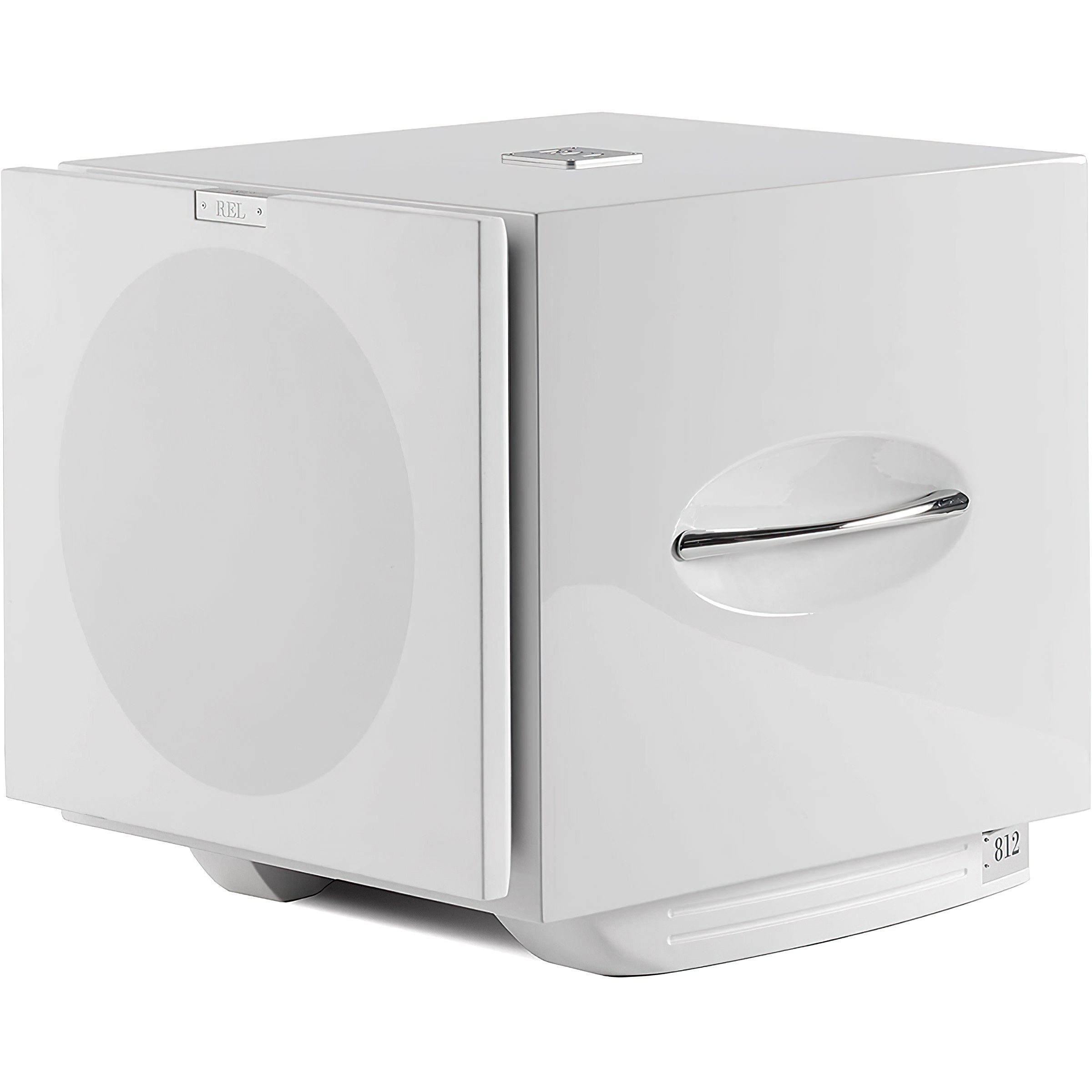 REL Acoustics S/812 12 inch Front-firing Active Driver, Down-firing Passive Home Subwoofer