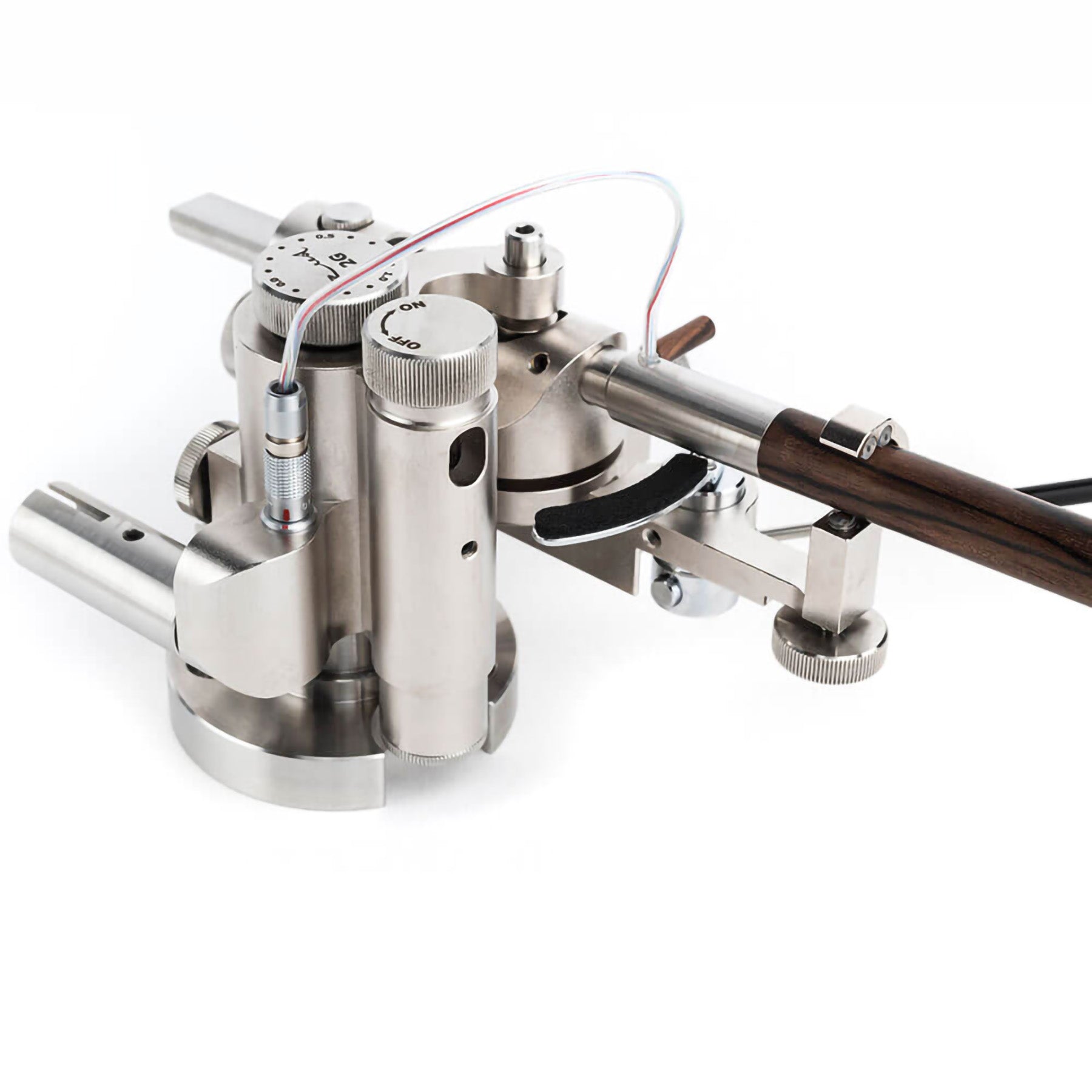 Reed 2G Cardanic Bearing System Tonearm with 10.5 inch Cocobolo armwand, Finewire C37+Cryo Ag-4N, 125 cm, WBT Nextgen Ag