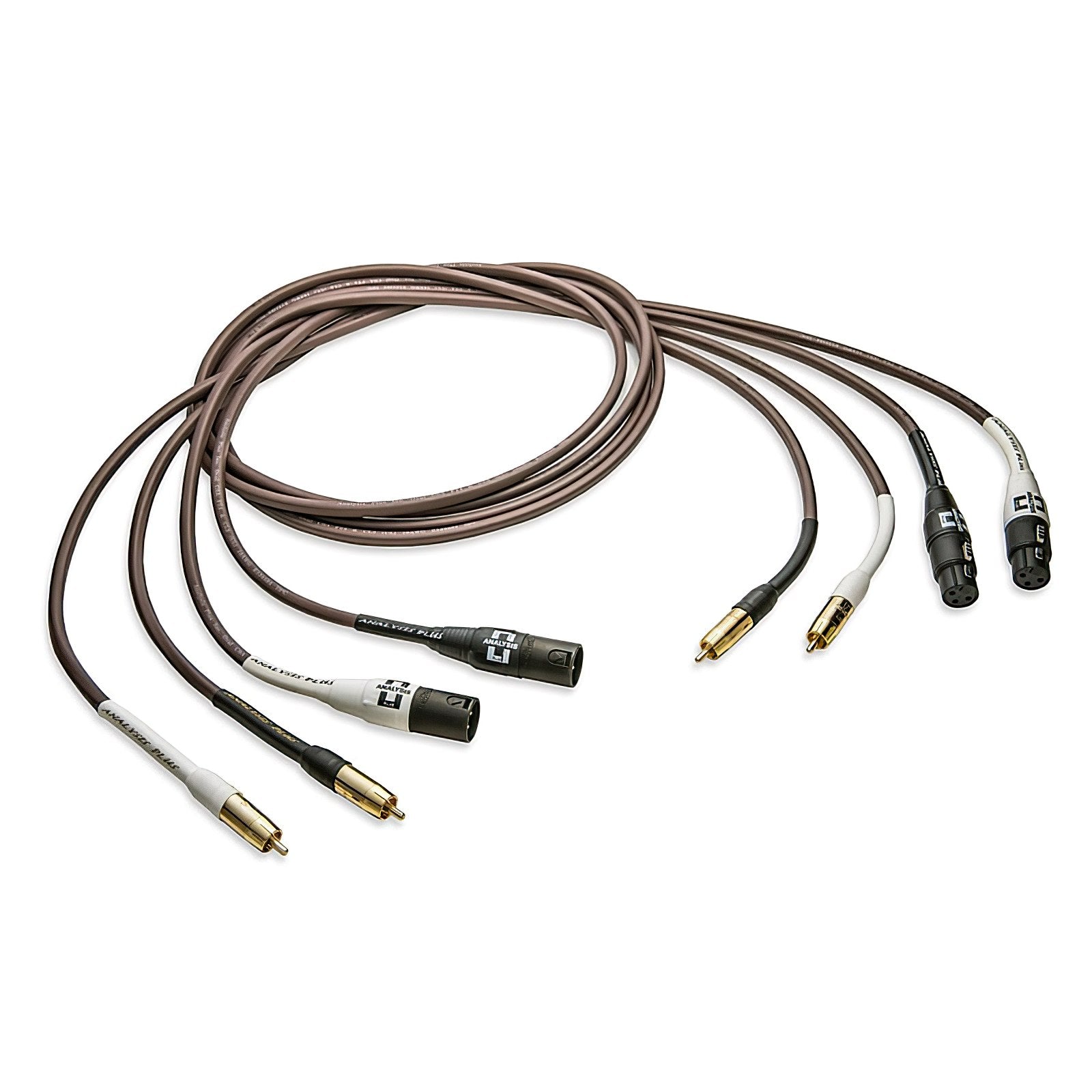 Analysis Plus Chocolate Oval-In Interconnect Cable
