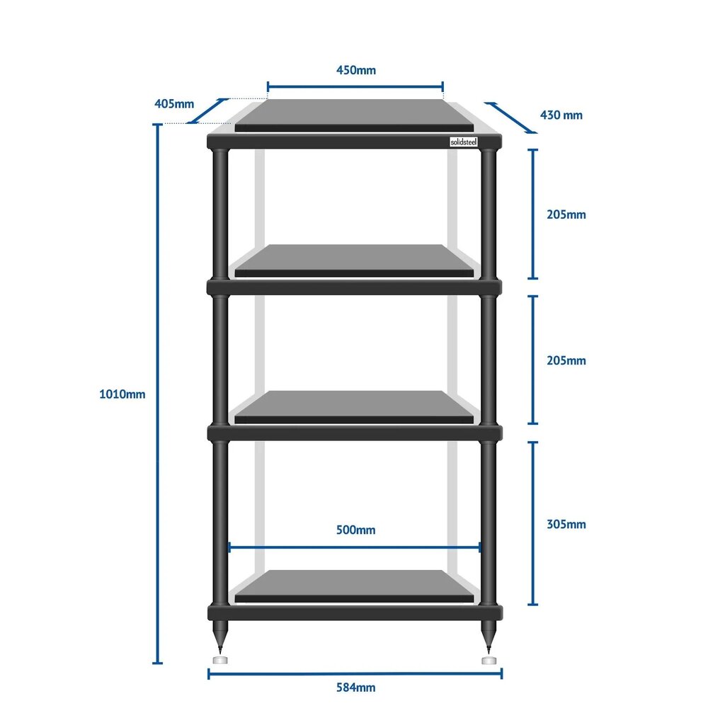 Solidsteel S5-4 Hi-Fi Rack