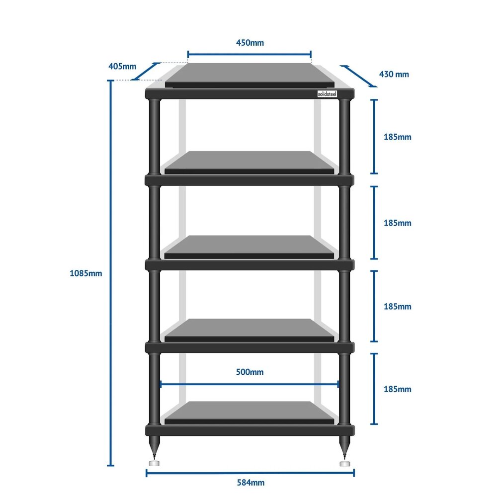 Solidsteel S5-5 Hi-Fi Rack