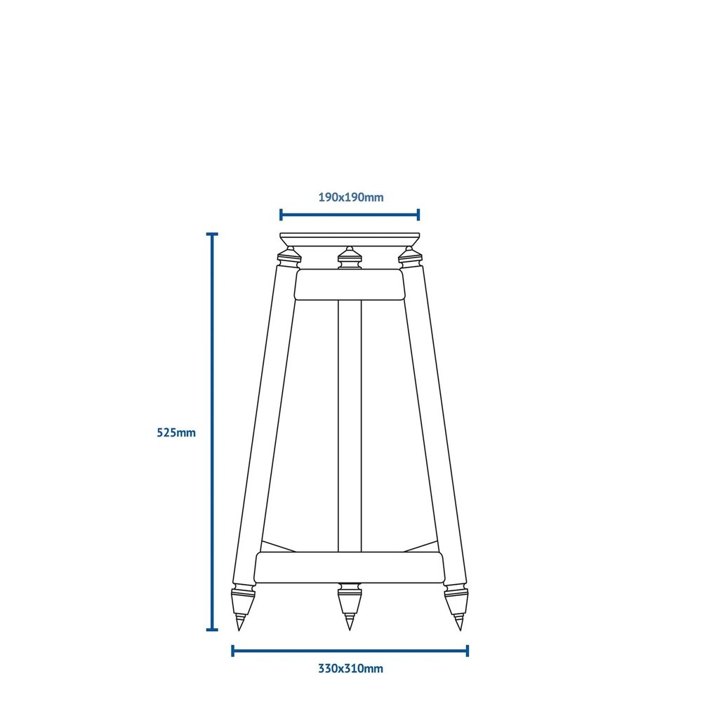 Solidsteel SS-5 Speaker Stands 525mm (pair)