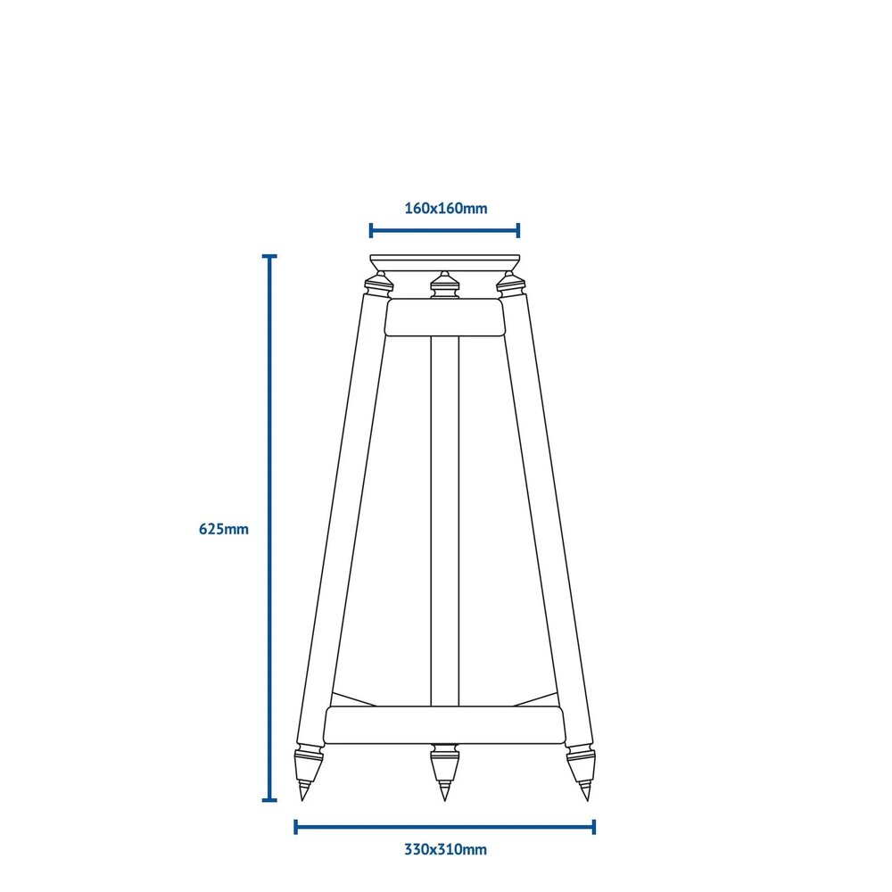 Solidsteel SS-6 Speaker Stands 625mm (pair)