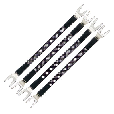 Wireworld Silver Eclipse Bi-Wire Jumpers 6 inch (Spades) (set of 4)