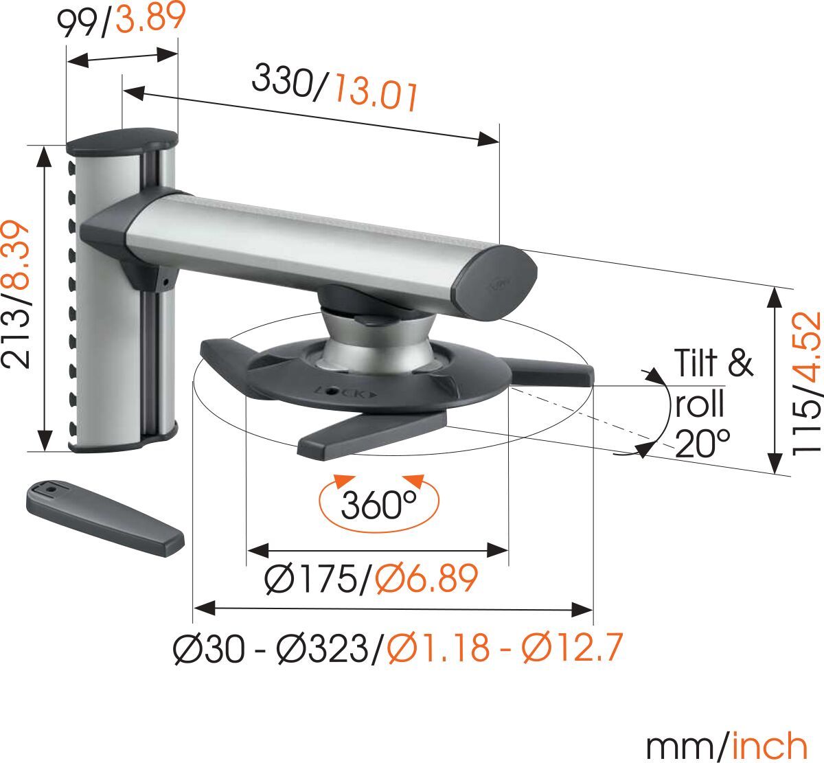 Vogel's EPW 6565 Projector Wall Mount