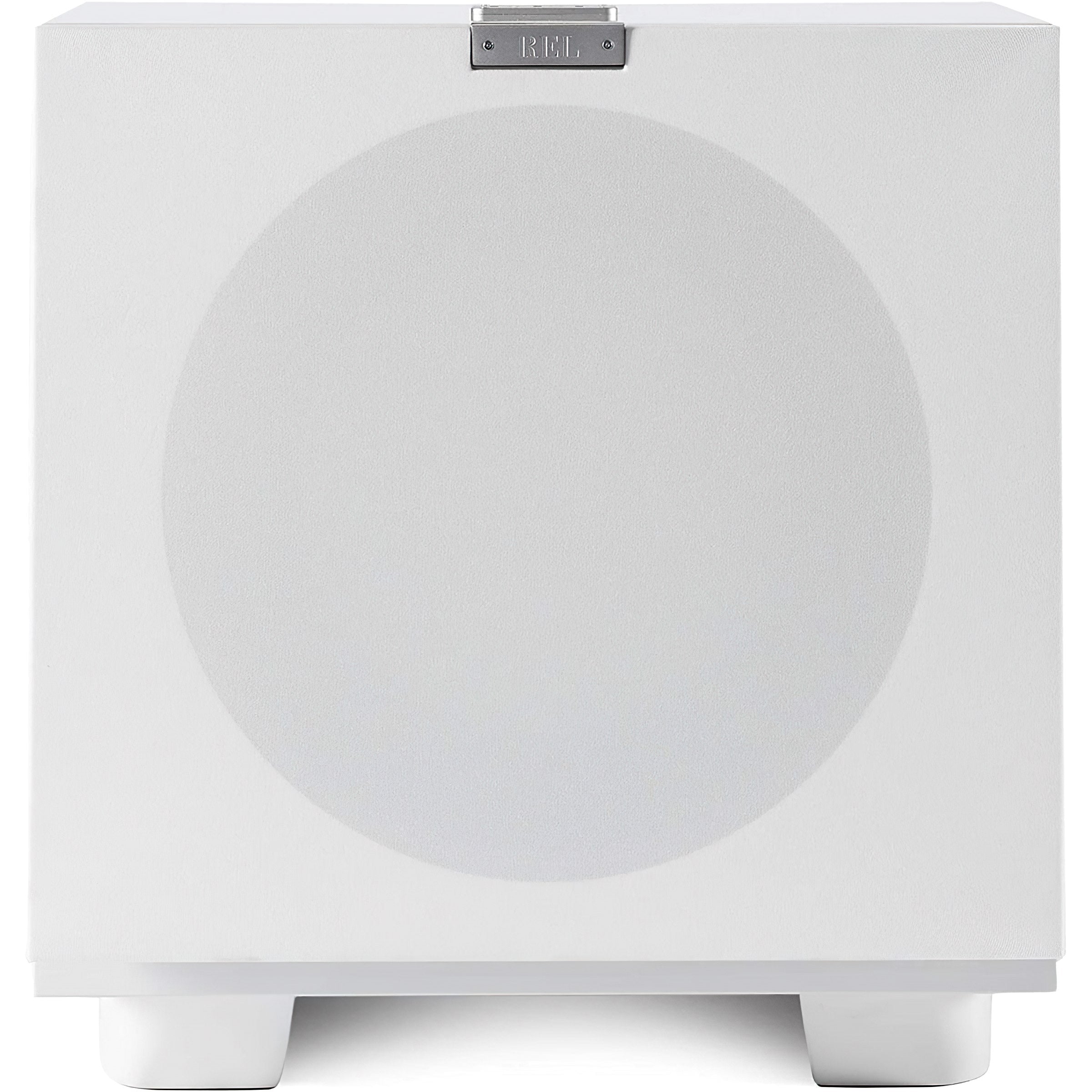 REL Acoustics S/812 12 inch Front-firing Active Driver, Down-firing Passive Home Subwoofer