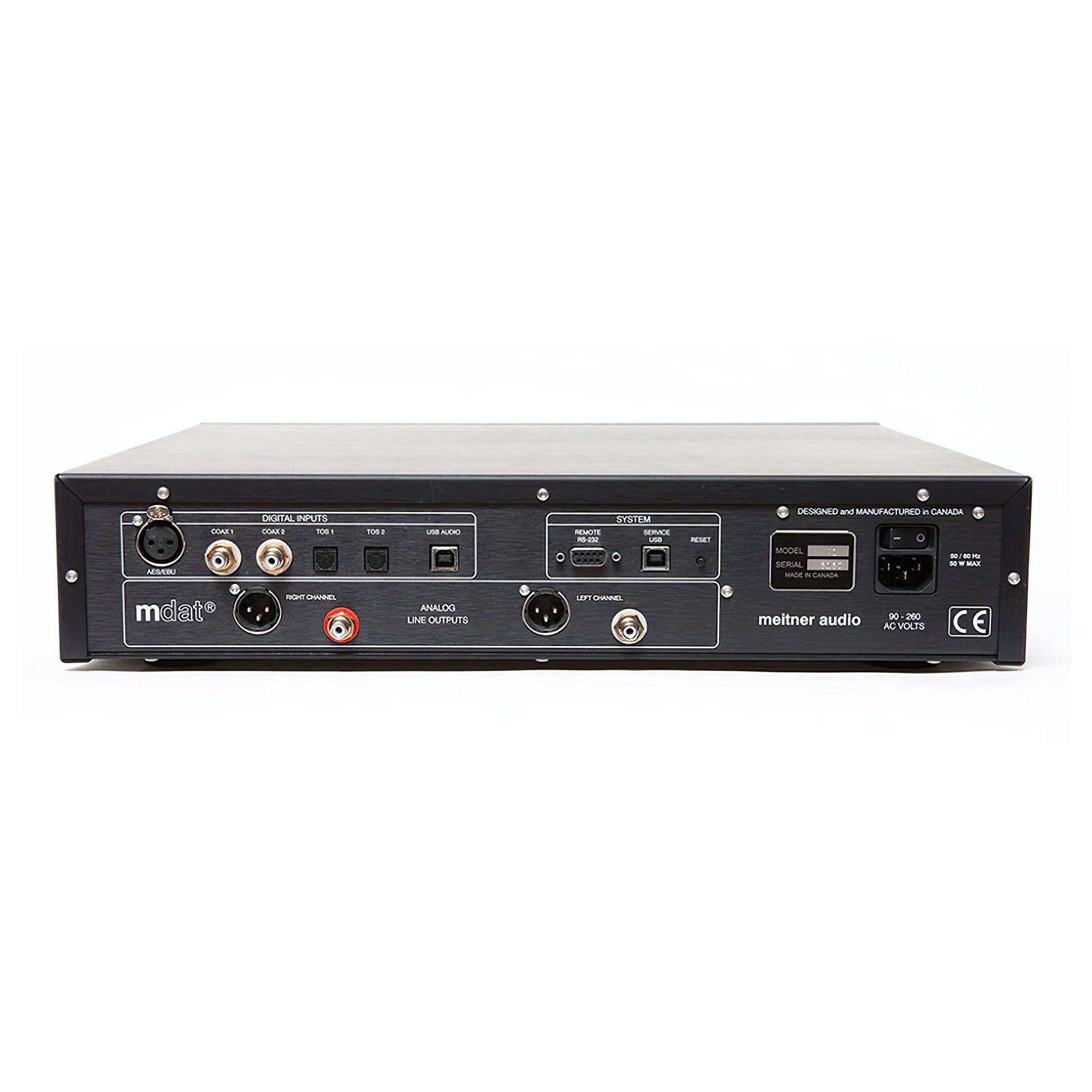 EMM Labs/Meitner MA-1 V2 Stereo 2 Channel DAC with USB